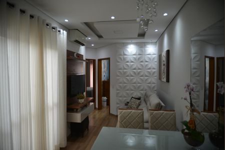 Sala de apartamento à venda com 2 quartos, 47m² em Jardim Paraiso, Santo André