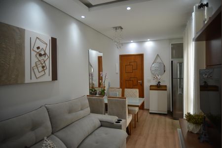 Sala de apartamento à venda com 2 quartos, 47m² em Jardim Paraiso, Santo André