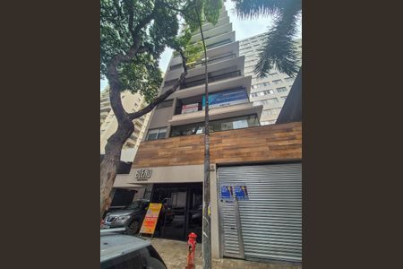 Fachada do Prédio  de kitnet/studio para alugar com 1 quarto, 30m² em Vila Buarque, São Paulo