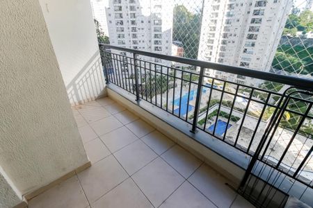 Varanda da Sala de apartamento para alugar com 3 quartos, 75m² em Jardim Parque Morumbi, São Paulo