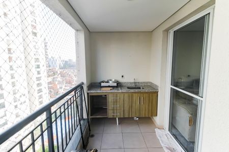 Varanda da Sala de apartamento para alugar com 3 quartos, 75m² em Jardim Parque Morumbi, São Paulo