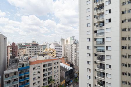 Vista da Varanda do Quarto de kitnet/studio à venda com 1 quarto, 29m² em Vila Buarque, São Paulo