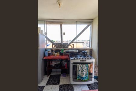 Cozinha de casa para alugar com 1 quarto, 50m² em Jardim Sao Carlos (zona Sul), São Paulo