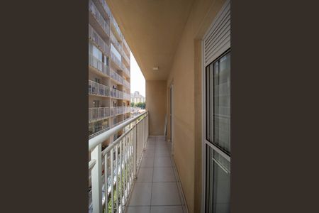 Varanda da Sala de apartamento à venda com 1 quarto, 37m² em Vila Palmeiras, São Paulo