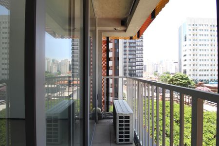 Studio para alugar com 30m², 1 quarto e sem vagaVaranda