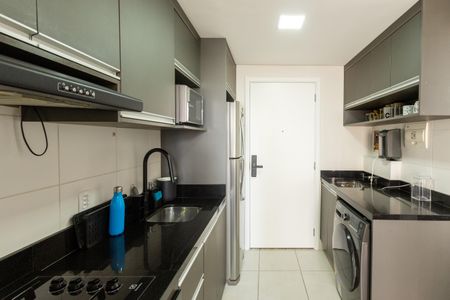 Apartamento para alugar com 28m², 1 quarto e sem vagaCozinha integrada com Área de Serviço