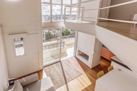 Apartamento para alugar com 92m², 1 quarto e 2 vagasSala