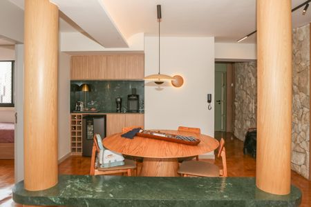 Sala e Cozinha de apartamento à venda com 3 quartos, 131m² em Perdizes, São Paulo