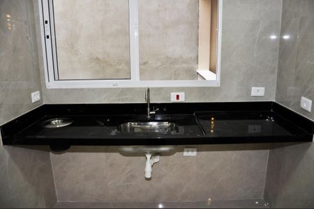 Casa para alugar com 110m², 2 quartos e sem vagaDetalhe - Cozinha Americana