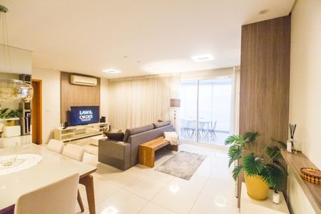 Sala  de apartamento para alugar com 3 quartos, 126m² em Residencial Tambore Iii, Santana de Parnaíba
