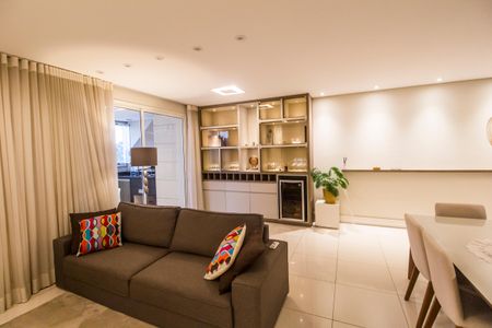 Sala  de apartamento para alugar com 3 quartos, 126m² em Residencial Tambore Iii, Santana de Parnaíba