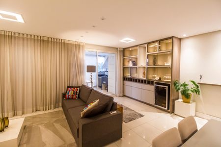 Sala  de apartamento para alugar com 3 quartos, 126m² em Residencial Tambore Iii, Santana de Parnaíba