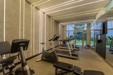 Apartamento para alugar com 24m², 1 quarto e sem vaga Apartamento para alugar com 24m², 1 quarto e sem vagaÁrea comum - Academia