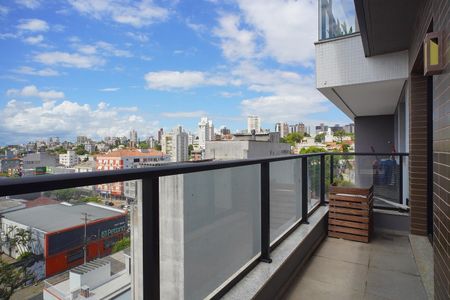 Varanda  de kitnet/studio para alugar com 1 quarto, 47m² em Floresta, Porto Alegre