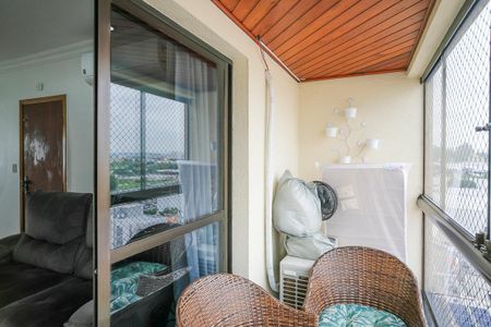 Apartamento à venda com 92m², 3 quartos e 2 vagasVaranda da sala