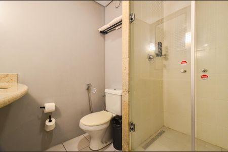 Banheiro de kitnet/studio à venda com 1 quarto, 19m² em Savassi, Belo Horizonte