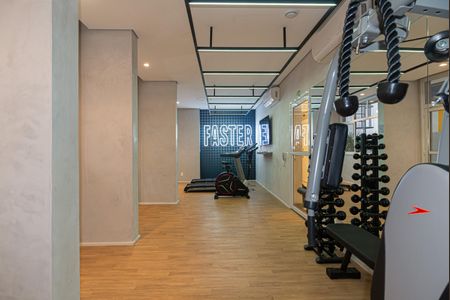 Studio à venda com 29m², 1 quarto e sem vaga Studio à venda com 29m², 1 quarto e sem vagaÁrea comum - Academia