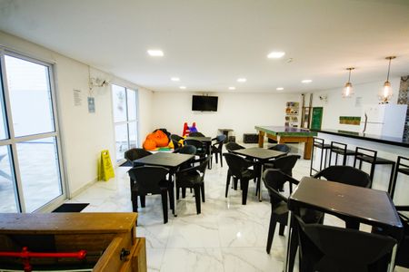 Apartamento para alugar com 45m², 1 quarto e 1 vaga Apartamento para alugar com 45m², 1 quarto e 1 vagaÁrea comum - Salão de festas