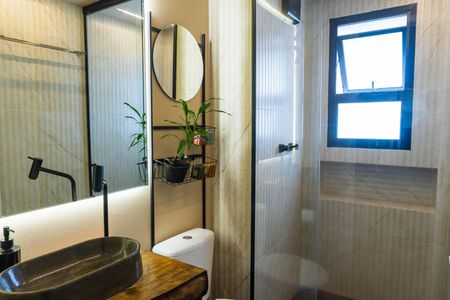 Banheiro de apartamento para alugar com 1 quarto, 35m² em Vila da Saúde, São Paulo