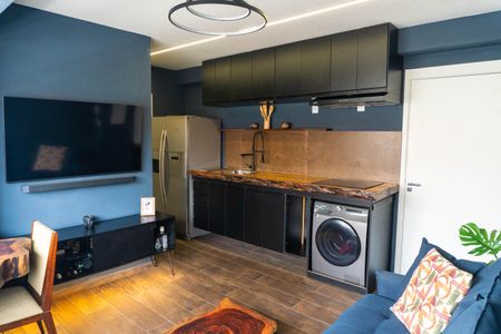 Sala/Cozinha de apartamento para alugar com 1 quarto, 35m² em Vila da Saúde, São Paulo