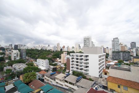Vista da Sacada de kitnet/studio à venda com 1 quarto, 30m² em Pinheiros, São Paulo
