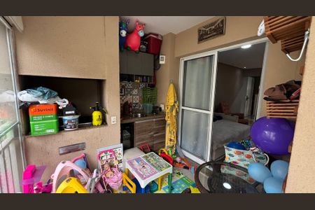 Sala - Sala de Jantar Varanda de apartamento à venda com 3 quartos, 79m² em Campestre, Santo André