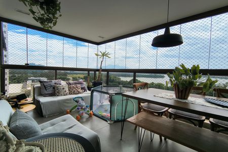 Varanda Gourmet de apartamento para alugar com 4 quartos, 160m² em Barra da Tijuca, Rio de Janeiro