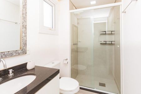 Banheiro  de kitnet/studio para alugar com 1 quarto, 42m² em Partenon, Porto Alegre