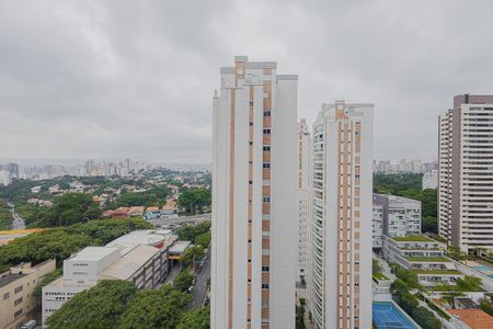 Vista da Varanda de apartamento à venda com 1 quarto, 70m² em Pinheiros, São Paulo