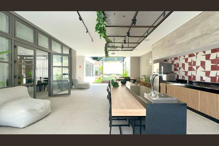 Studio para alugar com 26m², 1 quarto e sem vagaChurrasqueira