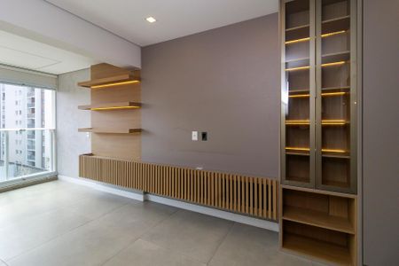 Sala de apartamento para alugar com 2 quartos, 62m² em Jardim Caravelas, São Paulo