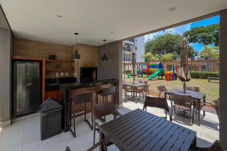 Apartamento à venda com 57m², 2 quartos e 1 vagaChurrasqueira