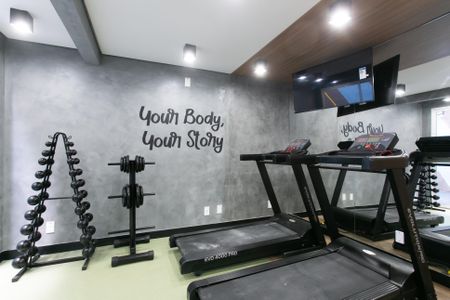 Apartamento para alugar com 46m², 2 quartos e sem vaga Apartamento para alugar com 46m², 2 quartos e sem vagaÁrea comum - Academia