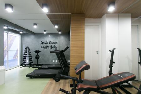 Apartamento para alugar com 46m², 2 quartos e sem vaga Apartamento para alugar com 46m², 2 quartos e sem vagaÁrea comum - Academia