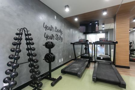 Apartamento para alugar com 46m², 2 quartos e sem vaga Apartamento para alugar com 46m², 2 quartos e sem vagaÁrea comum - Academia