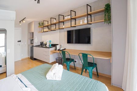 Apartamento para alugar com 1 quarto, 25m² em Santo Amaro, São Paulo