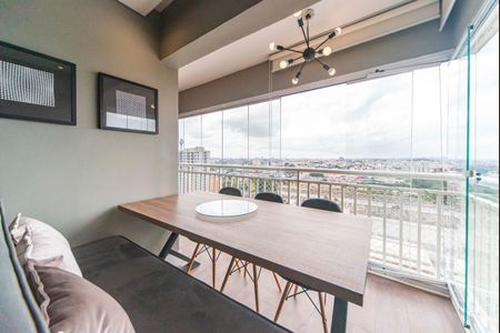 Varanda da Sala de apartamento à venda com 2 quartos, 77m² em Campestre, Santo André