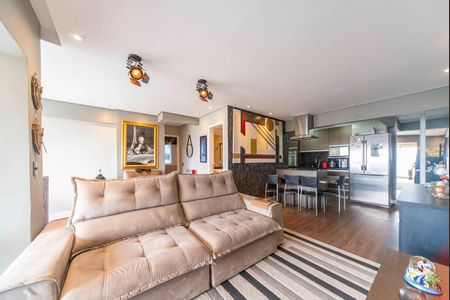 Sala de apartamento à venda com 2 quartos, 77m² em Campestre, Santo André