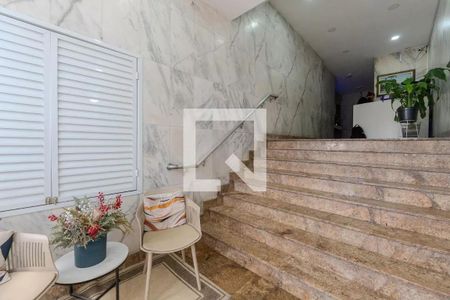 Studio para alugar com 35m², 1 quarto e sem vaga Studio para alugar com 35m², 1 quarto e sem vagaHall de entrada