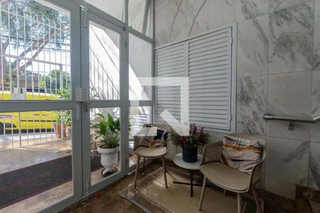 Studio para alugar com 35m², 1 quarto e sem vaga Studio para alugar com 35m², 1 quarto e sem vagaHall de entrada