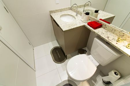 Apartamento para alugar com 24m², 1 quarto e sem vaga Apartamento para alugar com 24m², 1 quarto e sem vagaBanheiro da Suíte