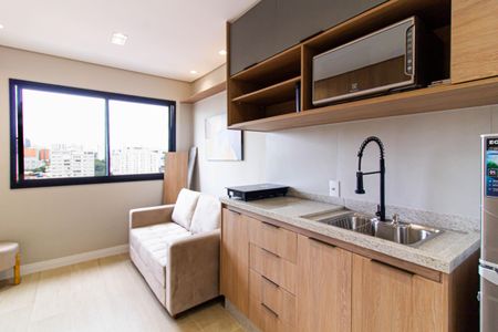 Sala de apartamento para alugar com 1 quarto, 24m² em Pompeia, São Paulo