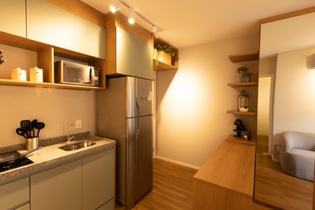 Sala de apartamento à venda com 1 quarto, 35m² em Campo Belo, São Paulo