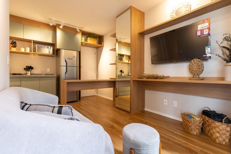 Apartamento à venda com 35m², 1 quarto e sem vaga Apartamento à venda com 35m², 1 quarto e sem vagaSala