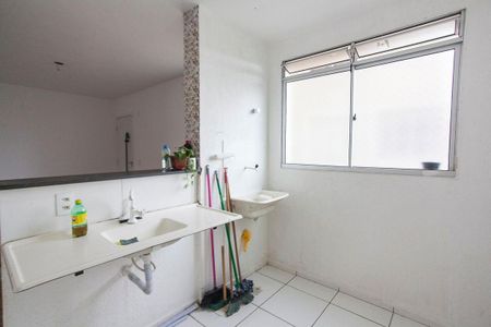 Cozinha de apartamento para alugar com 2 quartos, 44m² em Chácaras Tubalina e Quartel, Uberlândia