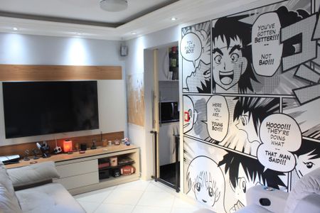 Sala de casa de condomínio para alugar com 2 quartos, 75m² em Jardim Santa Izabel, Cotia