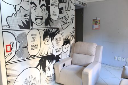 Sala de casa de condomínio para alugar com 2 quartos, 75m² em Jardim Santa Izabel, Cotia
