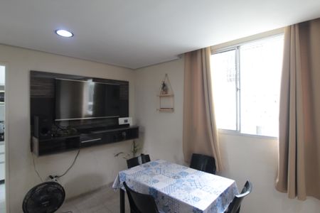 Sala de apartamento à venda com 2 quartos, 46m² em Guarujá, Belo Horizonte