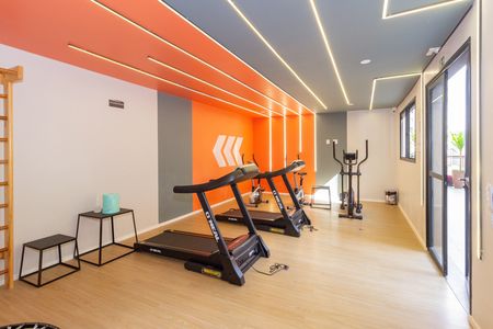 Apartamento para alugar com 34m², 2 quartos e sem vaga Apartamento para alugar com 34m², 2 quartos e sem vagaÁrea comum - Academia