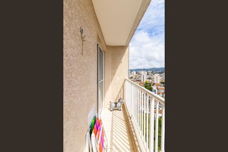 Varanda da Sala de apartamento para alugar com 1 quarto, 29m² em Parque Vitoria, São Paulo